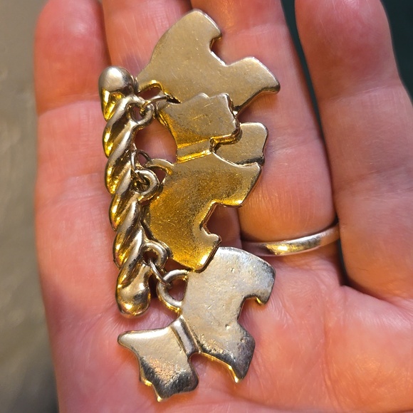 Vintage Silvertone Scotty Brooch - Picture 5 of 7